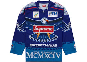 Supreme Eagle Moto Jersey Royal