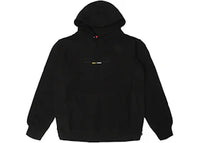 Supreme Embossed Logo Hooded Sweatshirt (SS18) Black