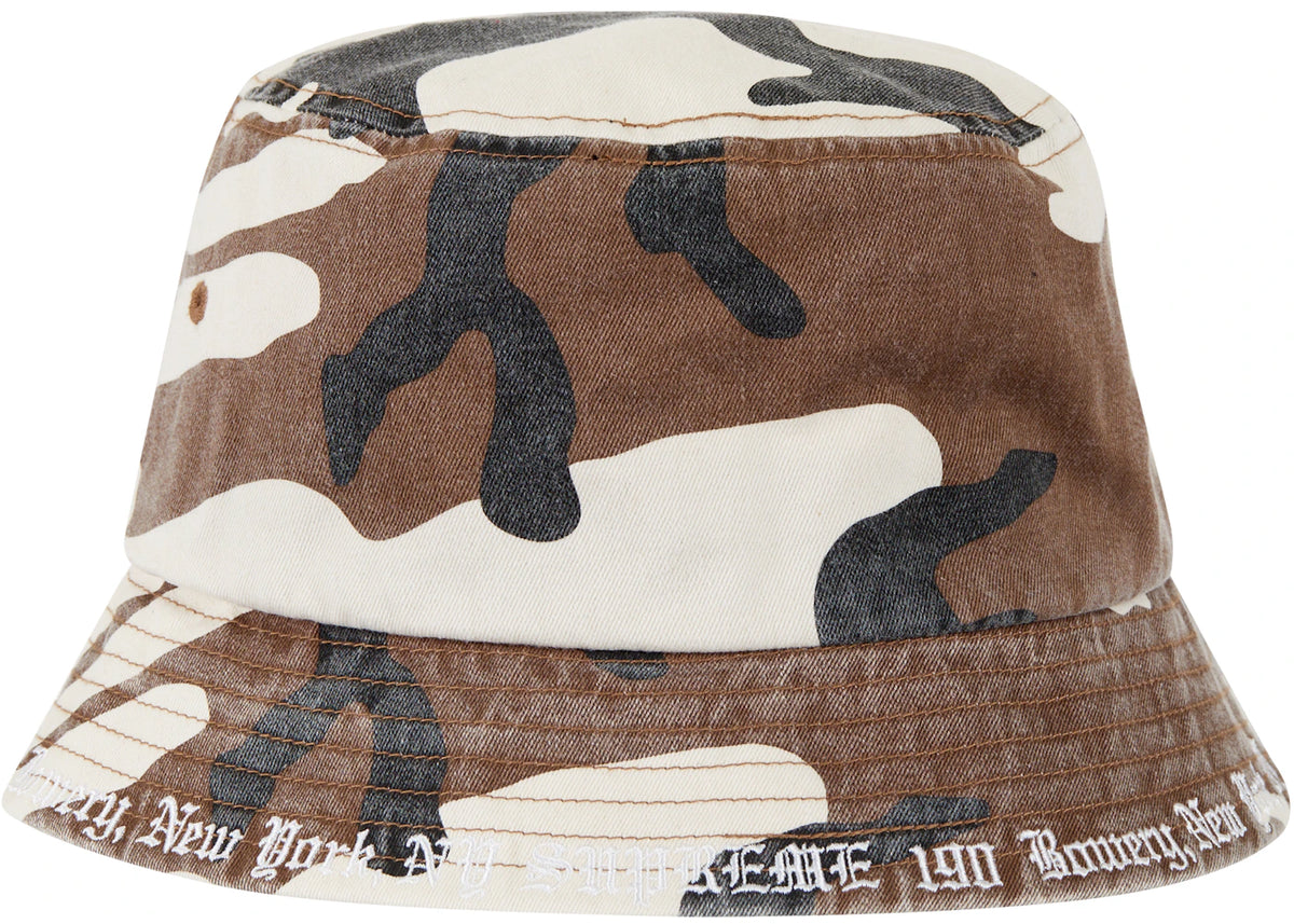 Supreme Embroidered Brim Crusher Brown Camo - vue secondaire B