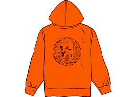 Supreme Embryo Hooded Sweatshirt Orange