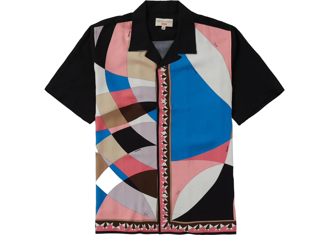 Supreme Emilio Pucci S/S Shirt Dusty Pink - vue secondaire A