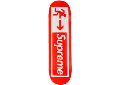Supreme Exit Skateboard Deck Red - authentic Supreme product