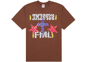 Supreme FML Tee Brown - vue 360