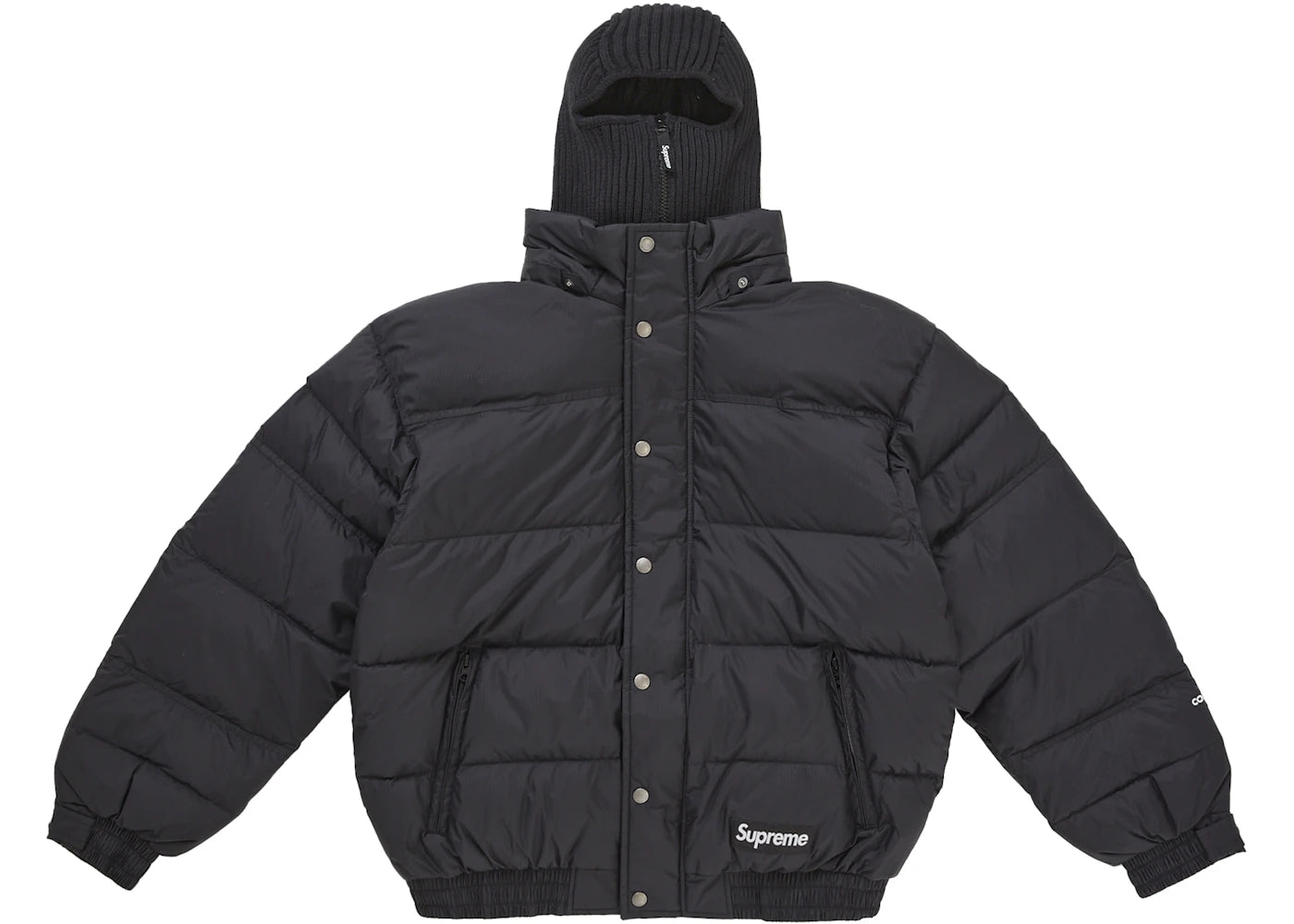 Supreme Facemask 700-Fill Down Puffer Jacket Black - vue secondaire B