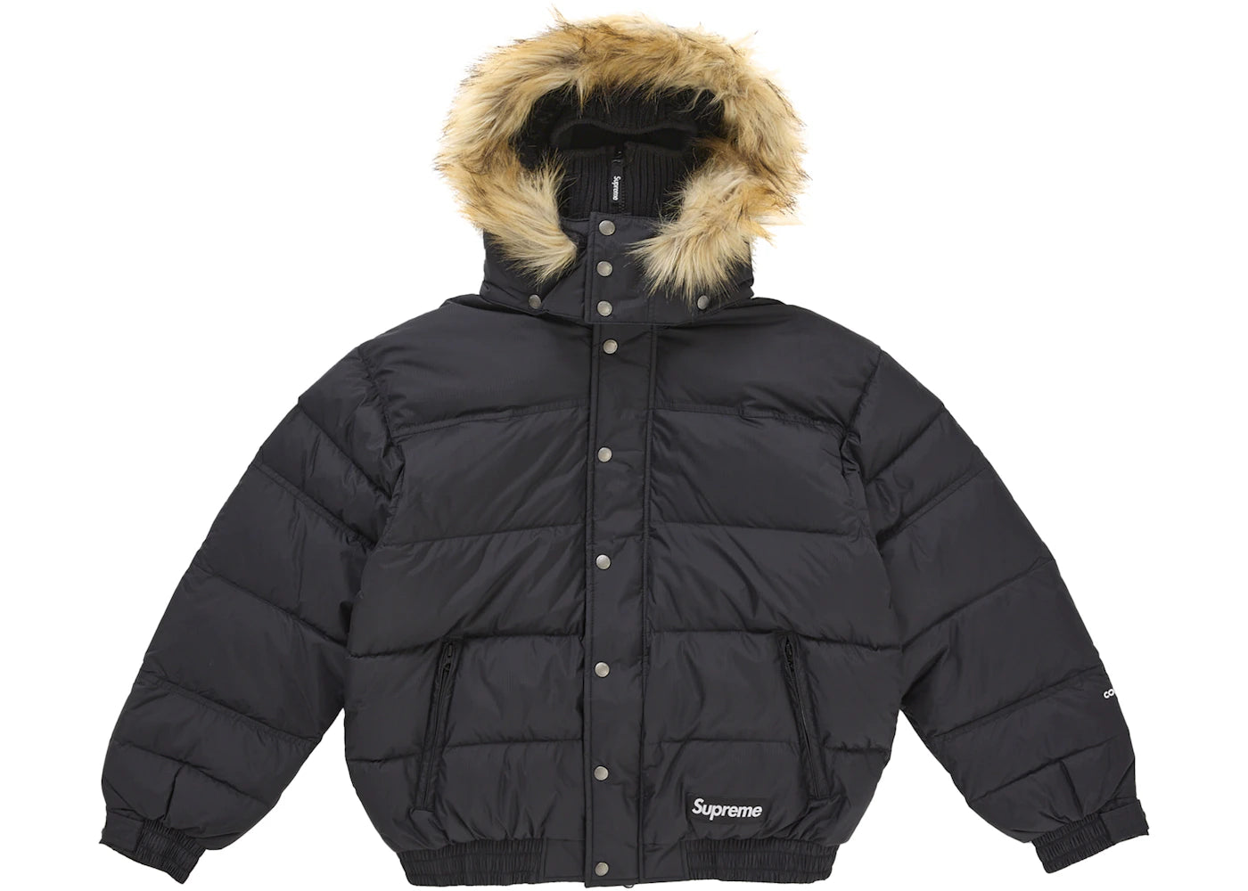 Supreme Facemask 700-Fill Down Puffer Jacket Black - vue secondaire A
