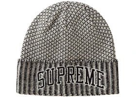 Supreme Fair Isle Beanie Black