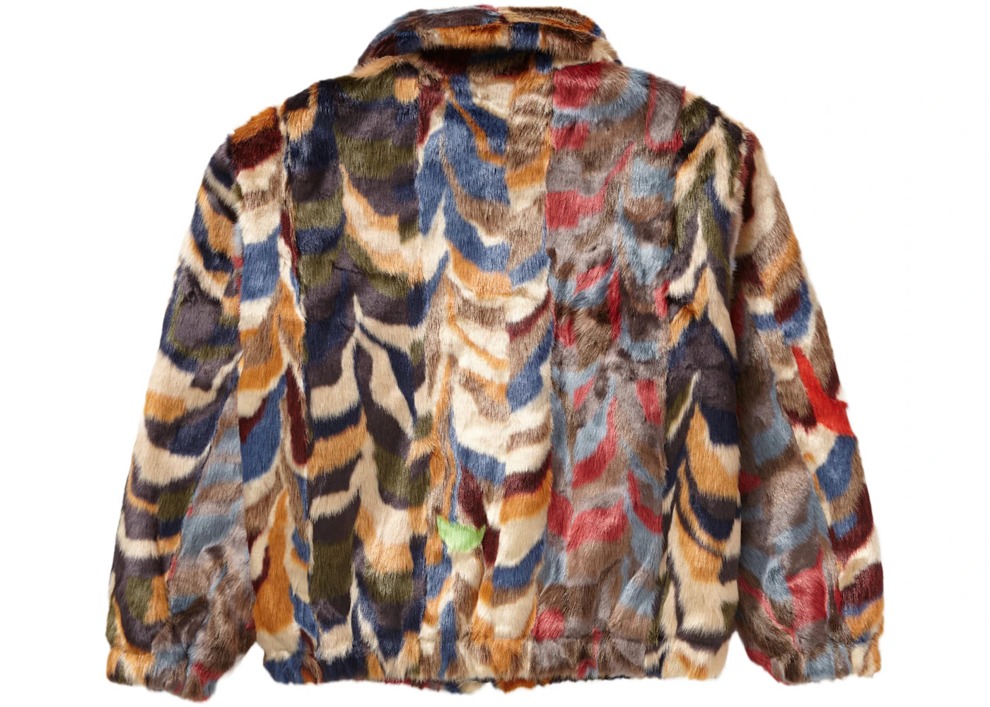 Supreme Faux Fur Bomber Jacket Multicolor - vue secondaire B