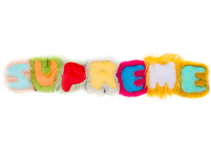 Supreme Faux Fur Pillow Multicolor - authentic Supreme product