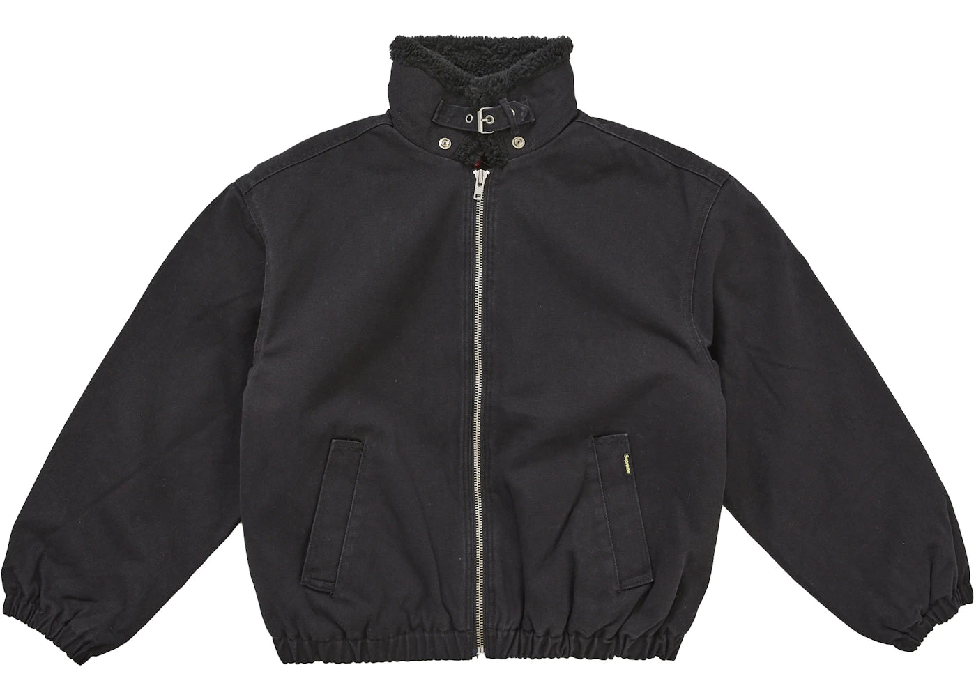 Supreme Bomberjacke mit Kunstfellfutter (Herbst/Winter 2025) Schwarz