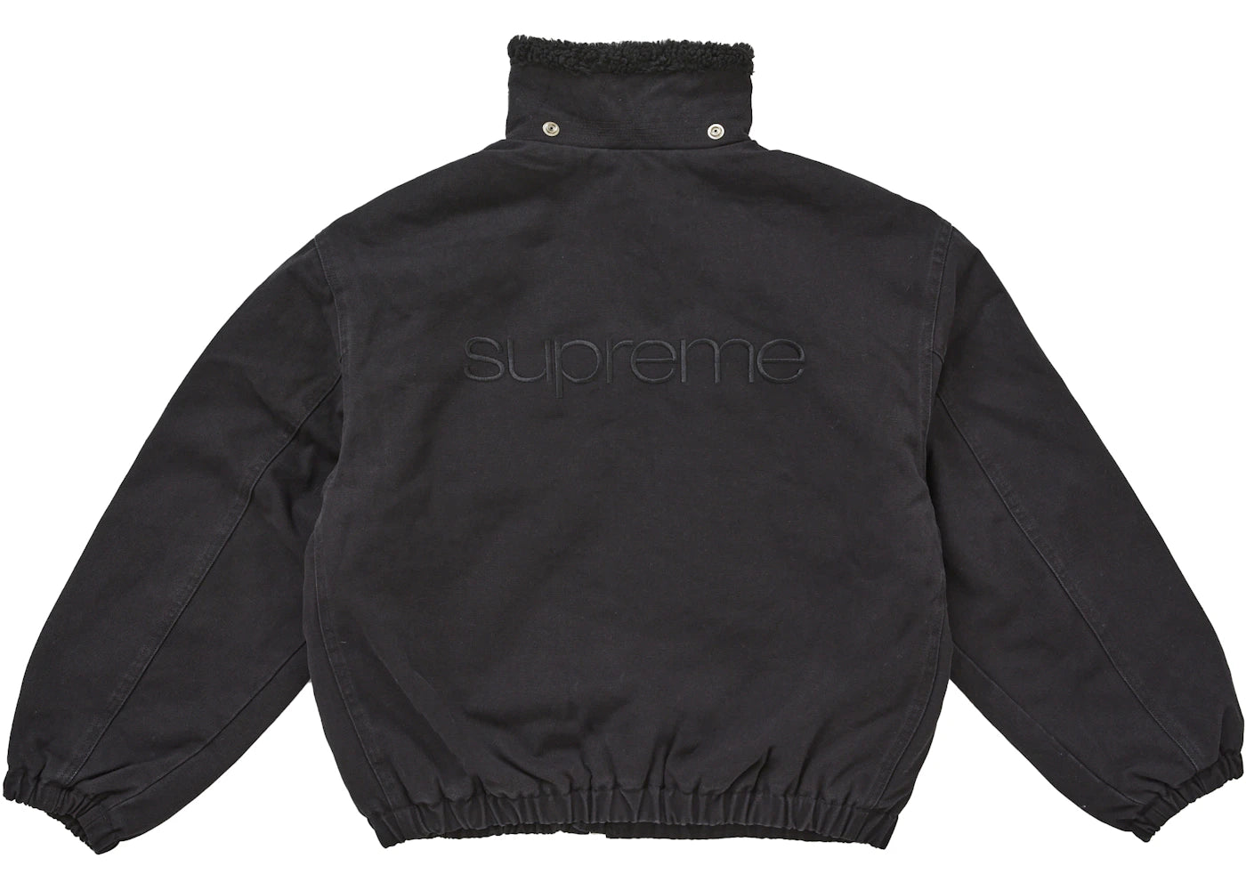 Supreme Bomberjacke mit Kunstfellfutter (Herbst/Winter 2025) Schwarz