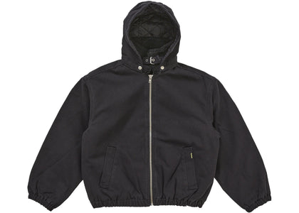 Supreme Faux Sherling Lined Bomber Jacket (FW25) Black - authentic Supreme apparel