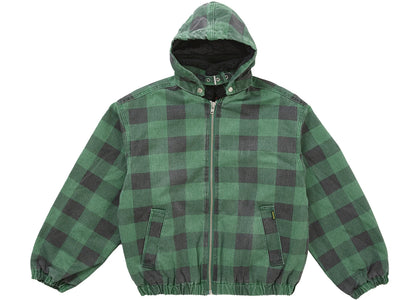 Supreme Faux Sherling Lined Bomber Jacket (FW25) Plaid - apparel view 2
