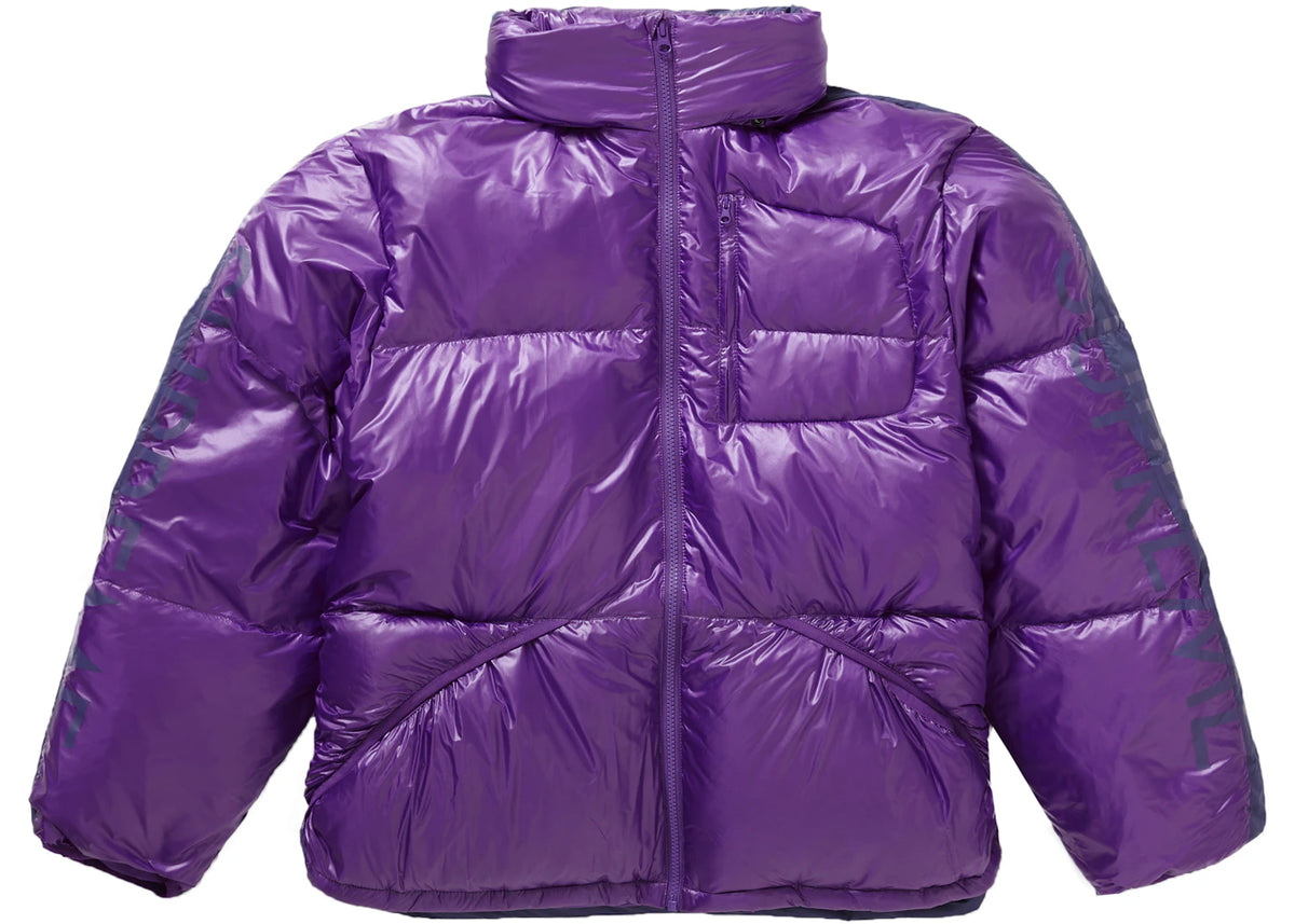 Supreme Featherweight Down Jacket Purple - vue secondaire B