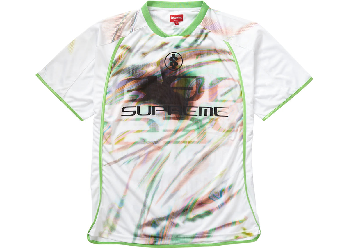 Supreme Feedback Soccer Jersey White - vue secondaire A