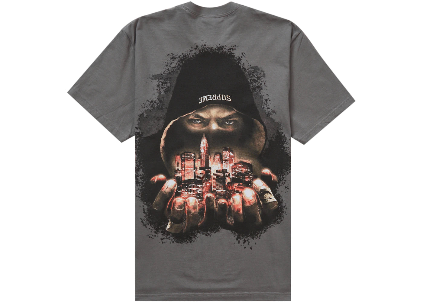 Supreme Fighter Tee Charcoal - vue secondaire A