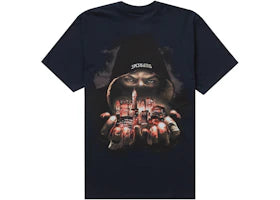 Supreme Fighter Tee Navy - authentic Supreme product