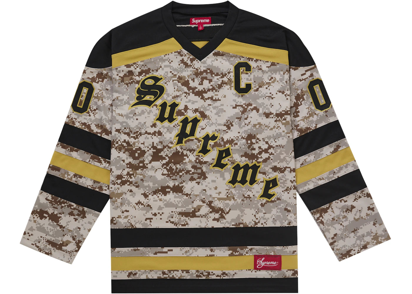 Supreme Fire & Ice Hockey Jersey Digital Camo - vue 360