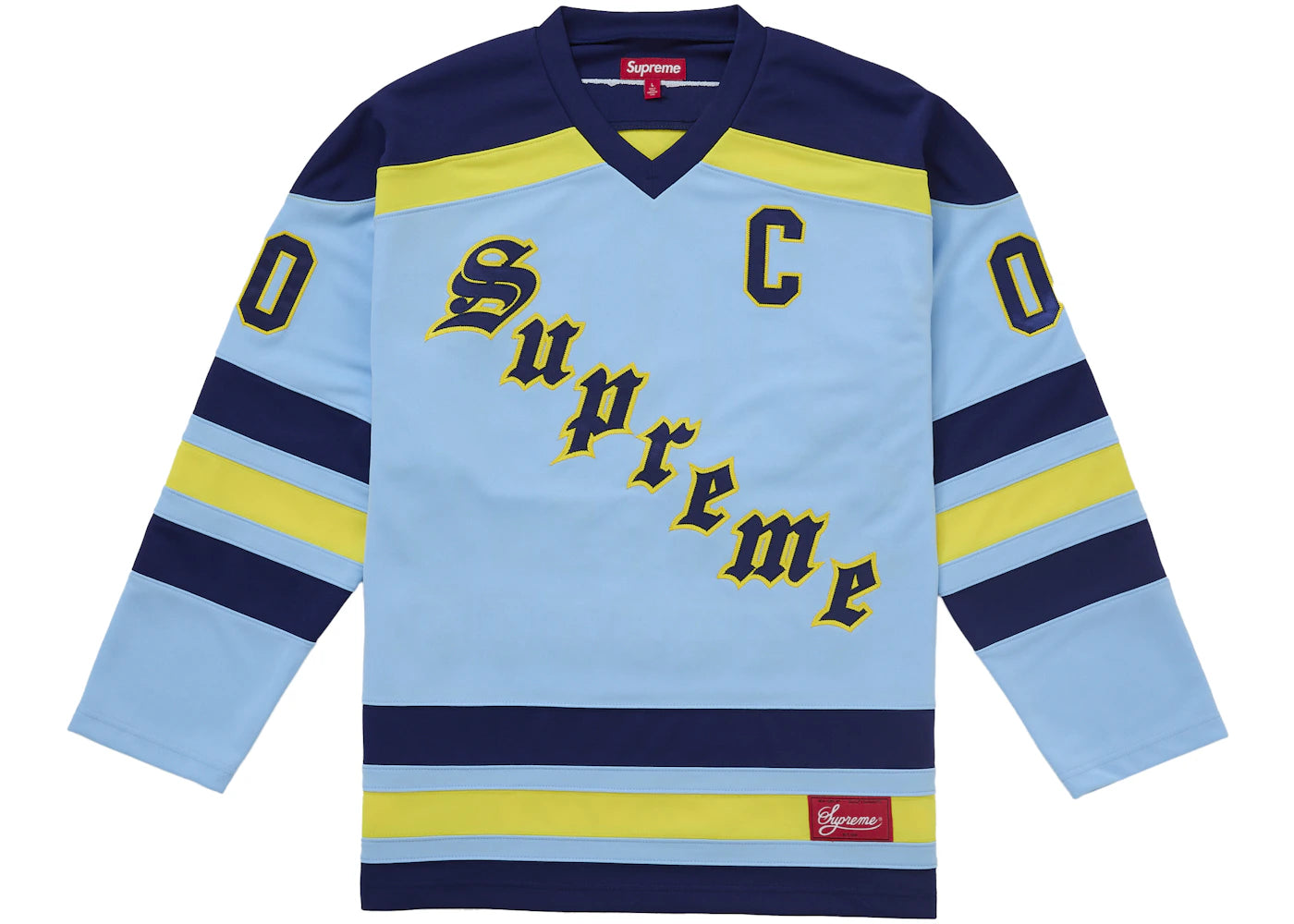 Supreme Fire & Ice Hockey Jersey Light Blue - vue secondaire A