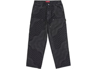 Supreme Flag Double Knee Painter Pant Black
