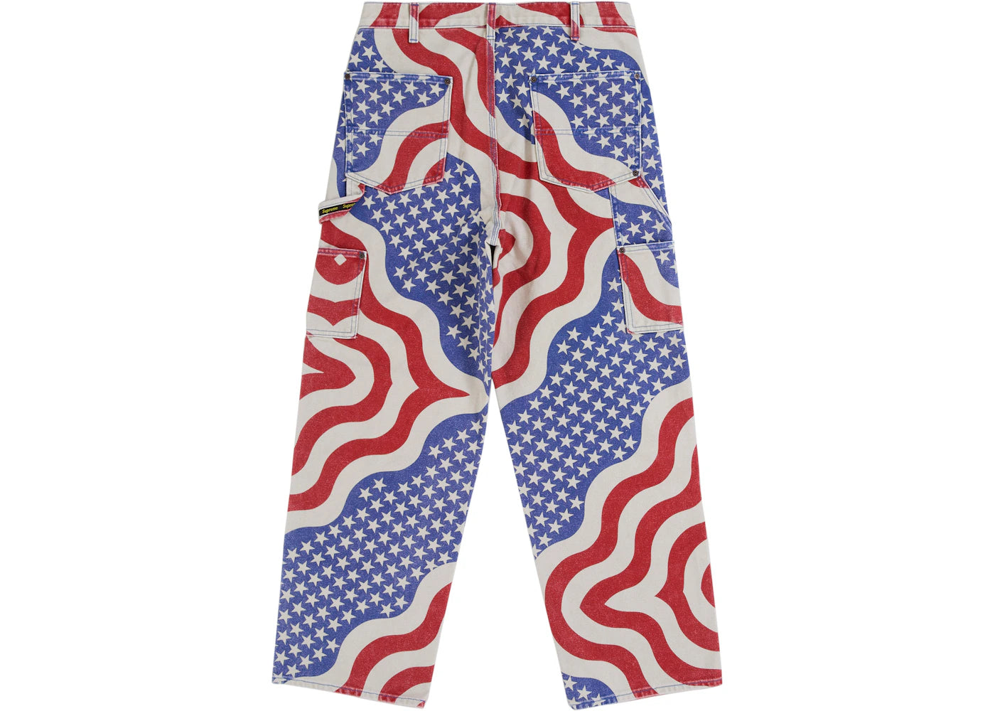 Supreme Flag Double Knee Painter Pant Multicolor - vue secondaire A