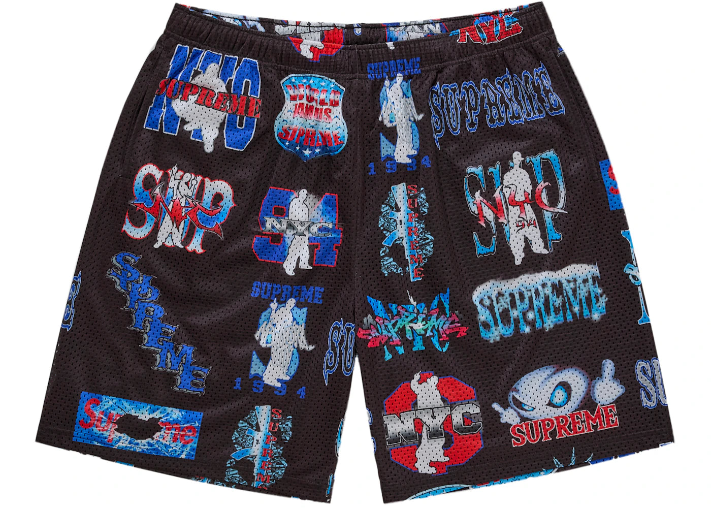 Supreme Flash Mesh Short Black - vue secondaire A
