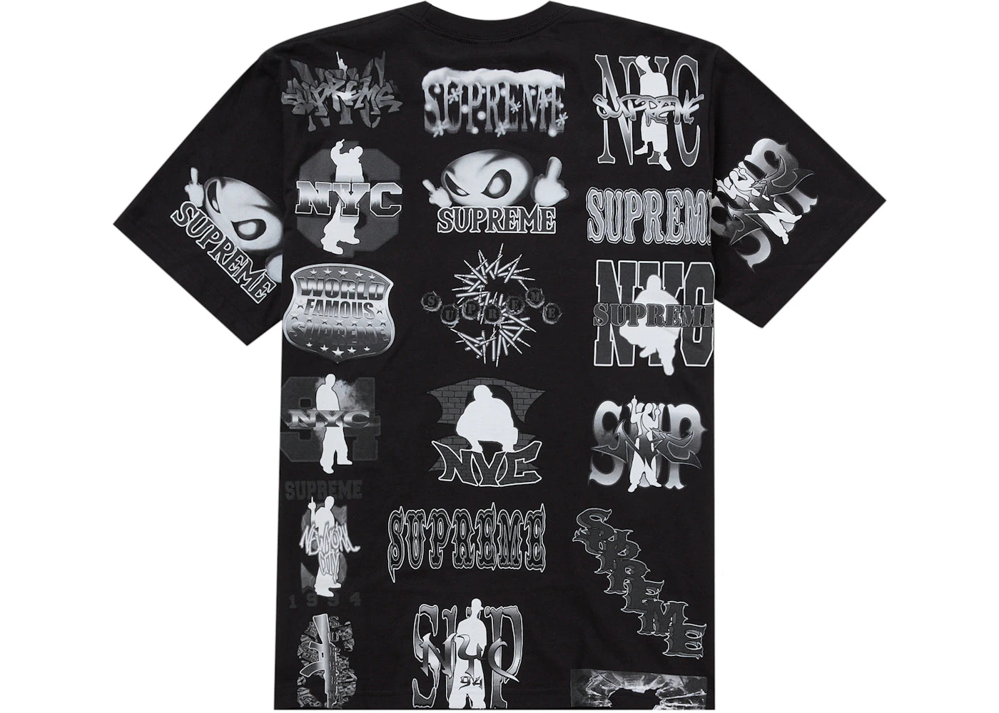 Supreme Flash Tee Black - vue secondaire A
