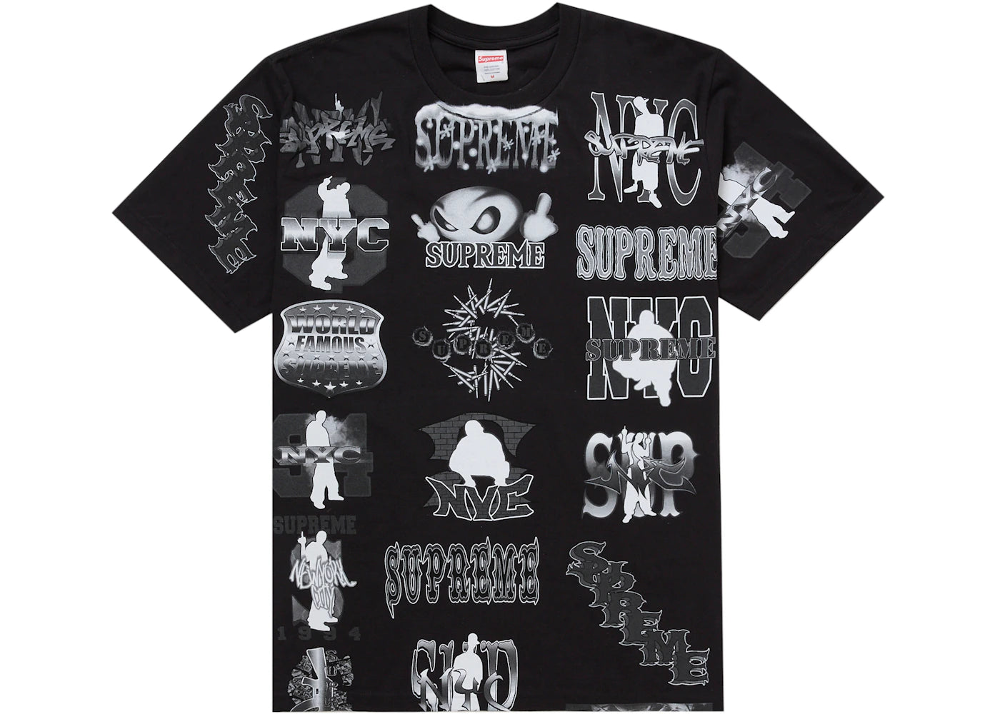 Supreme Flash Tee Black - vue 360