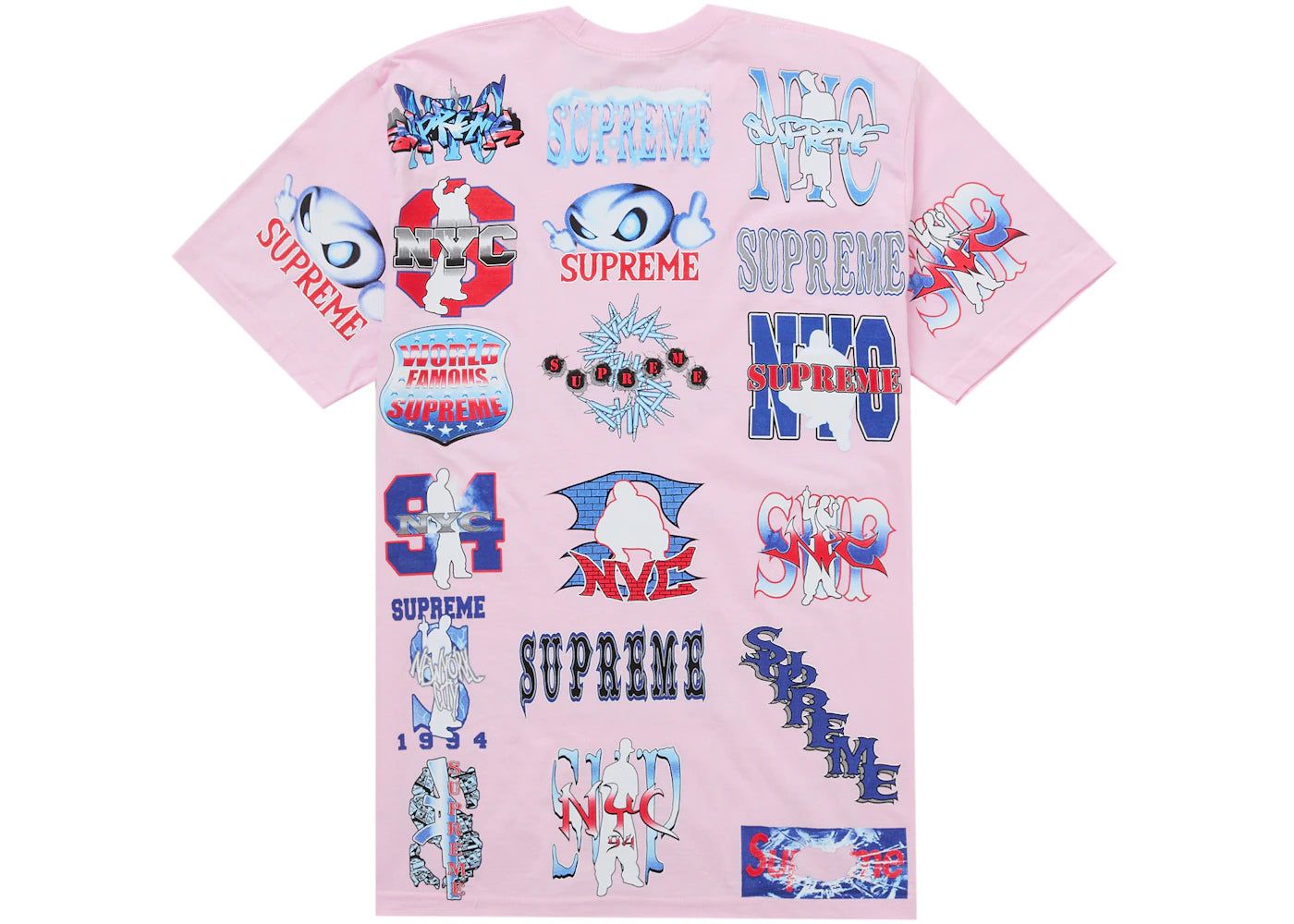 Supreme Flash Tee Light Pink - vue secondaire B