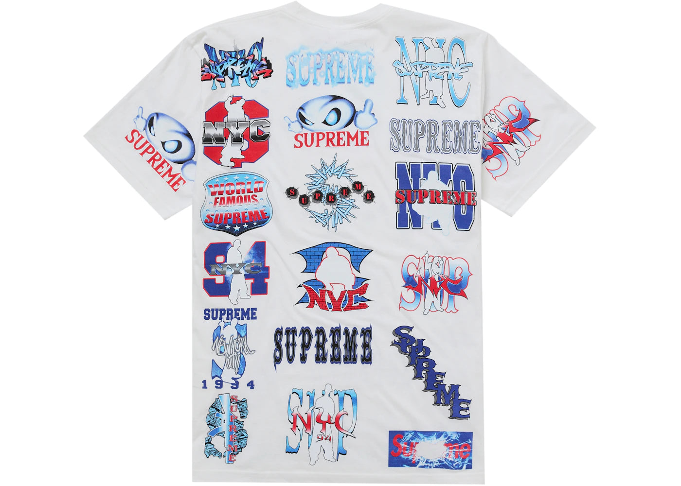 Supreme Flash Tee White - vue secondaire B