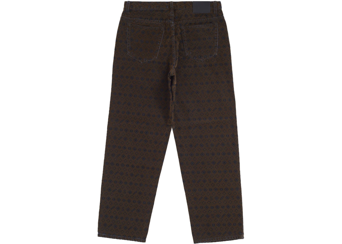 Supreme Flocked Loose Fit Jean Black - vue secondaire B
