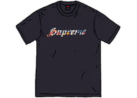 Supreme Floral Appliqu S/S Top Black