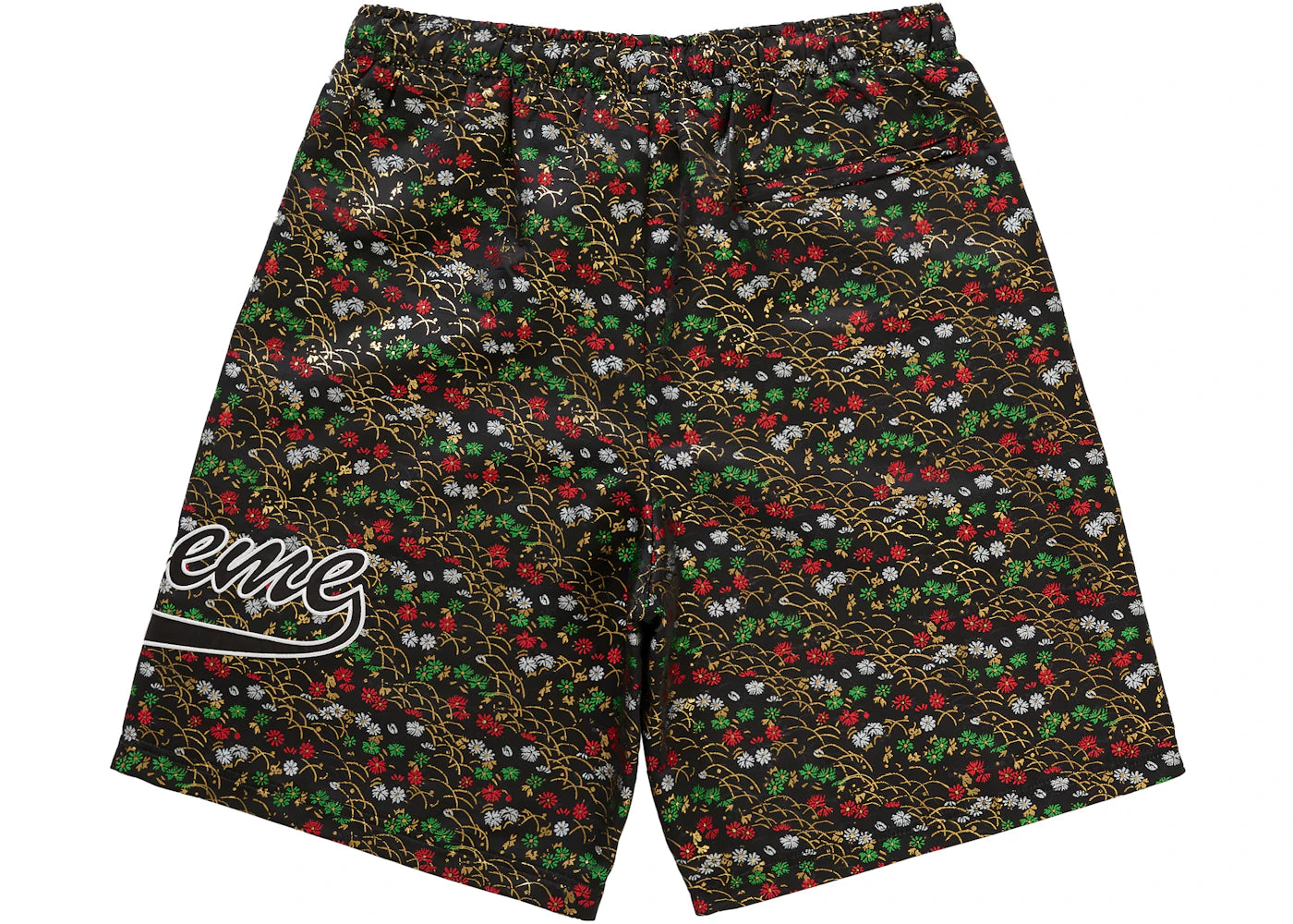Supreme Floral Jacquard Short Black - vue secondaire B