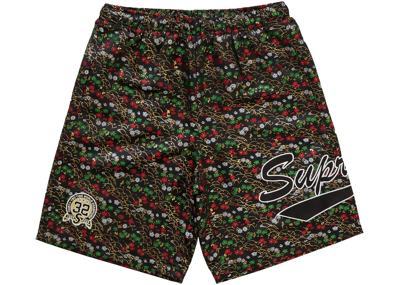 Supreme Floral Jacquard Short Black - vue 360