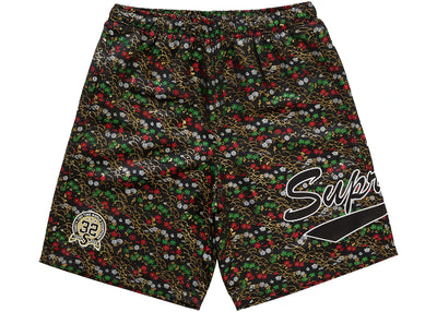 Supreme Floral Jacquard Short Black