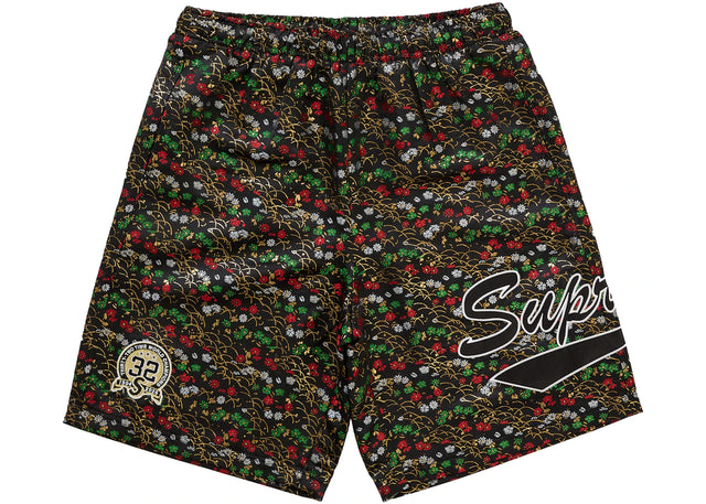 Supreme Floral Jacquard Short Black