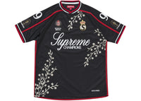 Supreme Floral Fußballtrikot Schwarz