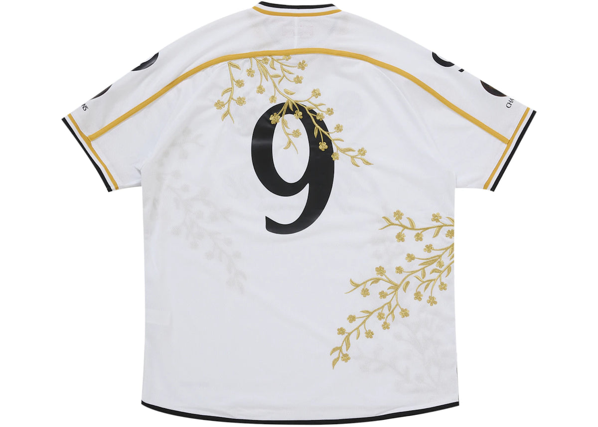 Supreme Floral Soccer Jersey White - vue secondaire A
