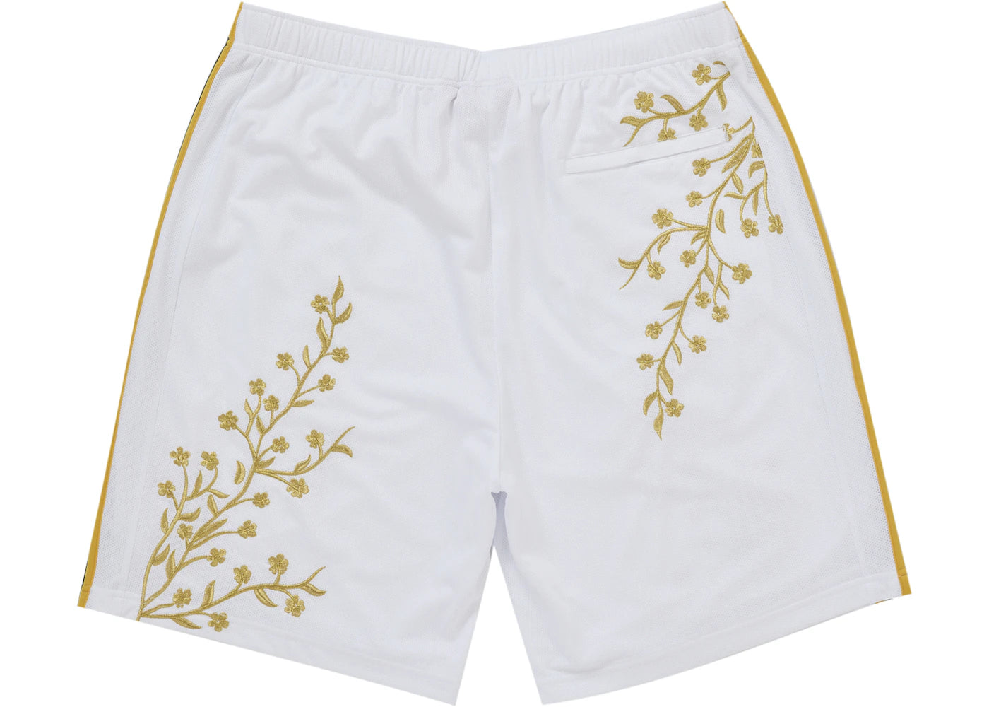 Supreme Floral Soccer Short White - vue secondaire B