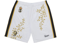 Supreme Floral Soccer Short White