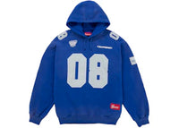 Supreme Football Jersey Hooded Sweatshirt Royal