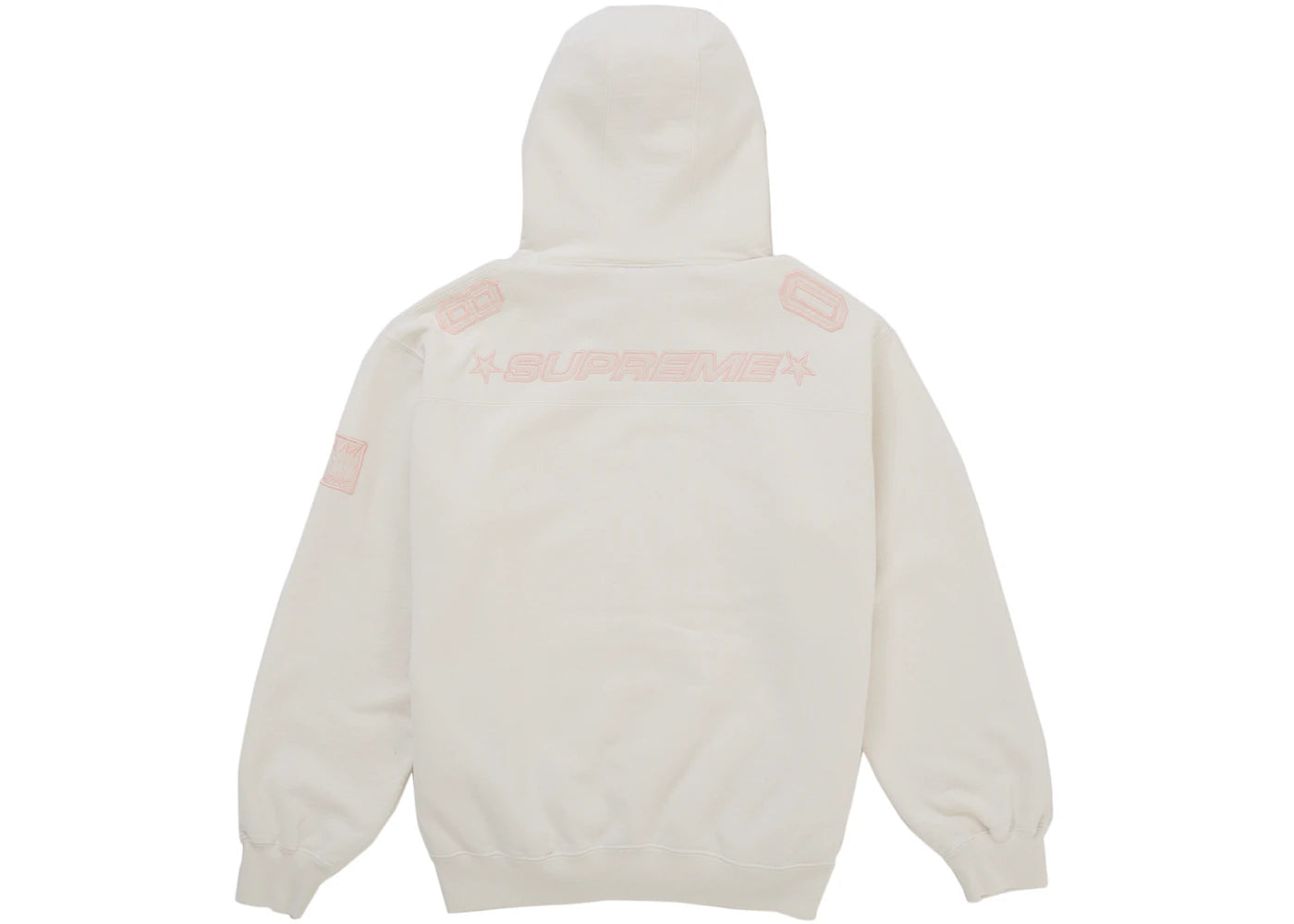 Supreme Football Jersey Hooded Sweatshirt White - vue secondaire B