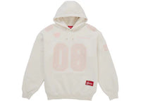 Supreme Football Jersey Hooded Sweatshirt White
