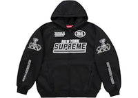Supreme Football Zip Up Hooded Sweatshirt (FW25) Black