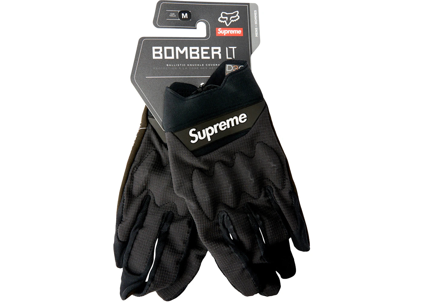 Supreme Fox Racing Bomber LT Gloves Black - vue 360