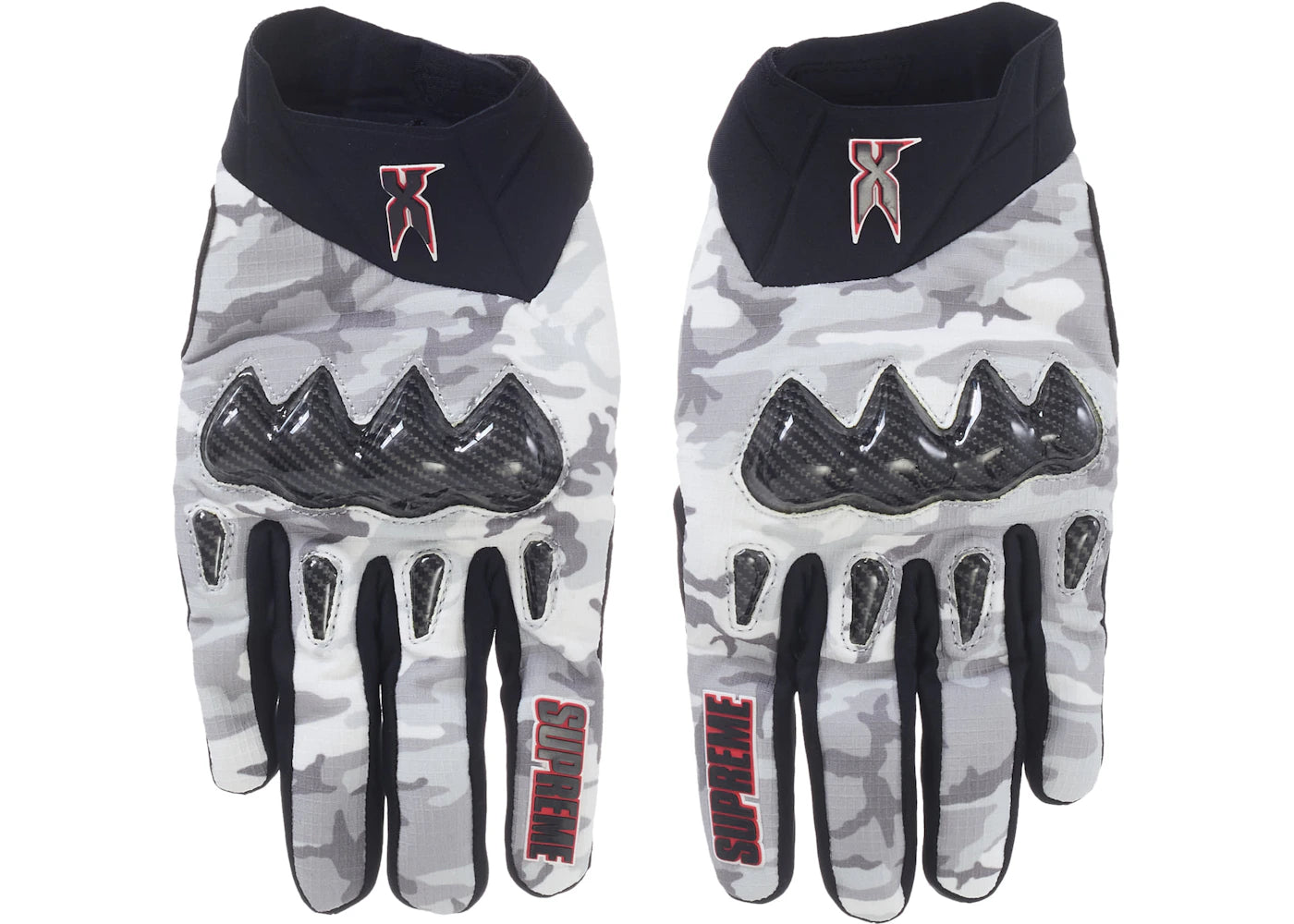 Supreme Fox Racing DMX Bomber Gloves Snow Camo - vue secondaire A