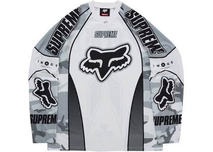Supreme Fox Racing DMX Jersey White - authentic Supreme apparel