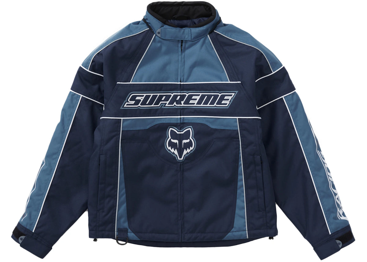 Supreme Fox Racing Jacket Blue - vue 360