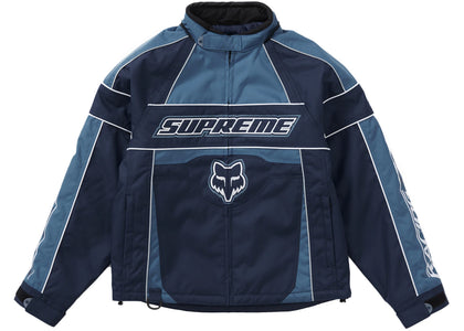 Supreme Fox Racing Jacket Blue - apparel view 2