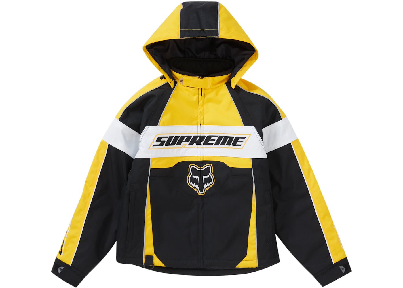 Supreme Fox Rennjacke Gelb - vue secondaire B