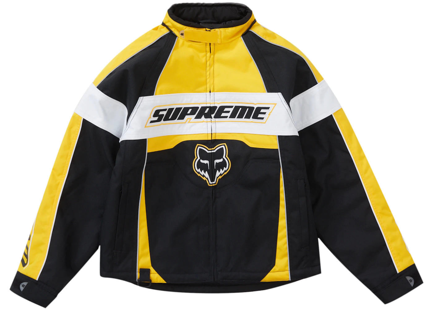 Supreme Fox Rennjacke Gelb - vue 360